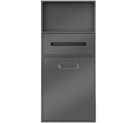 Étagère de douche murale en acier inoxydable avec support pour papier toilette caché, design gain de place pour cuisine, salle de bain, salon, hôtel, solution de rangement moderne et élégante