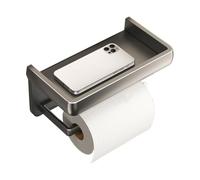 Étagère de douche Porte-papier hygiénique, support mural for rouleau de papier hygiénique avec étagère, support adhésif moderne en aluminium for rouleau de papier hygiénique for salle de bain Porte-se