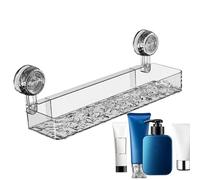 Étagère De Douche Sans Perçage, Étagère Murale À Ventouse, Étagère De Douche Avec Ventouse Panier De Douche Auto-adhésif, Serviteur De Douche Cusine, Porte-savon Pour Salle De Bain Et Cuisine