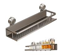 Étagère de douche sans trous - Solution de rangement polyvalente pour salle de bain, cuisine, salon - Parfaite pour les condiments, le shampooing et l'organisation de la maison