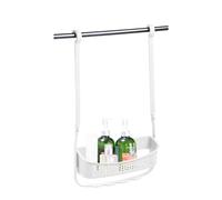 Étagère de douche suspendue simple Blanc
