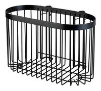 Etagère de douche - WENKO - Classic Plus - Acier antirouille - Noir - 26 5x16 5x14 5 cm