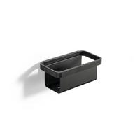 Zone Denmark - Étagère de douche RIM - 22 x 11,4 x 9 cm - Rangement flottant, fond amovible - Noir