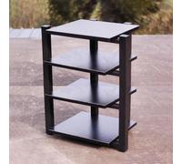 Étagère de jeu au sol - Tour d'angle pour haut-parleurs et vidéo Equint Slish Ste Cabinet pour salon et salle de réunion (70 x 55 x 90 cm)