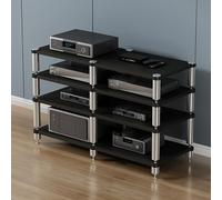 Étagère de Jeu, Support multimédia, Support Audio, Support de Stockage multimédia Portable, Tour de Support Audio Parfaite, étagère de projecteur, Support multimédia AV Design, Parfait pour