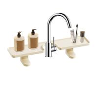 Étagère de lavabo au-dessus du robinet Support de rangement gain de place | Rangement autour du robinet Cuisine, Appartement, Toilettes, Plan de Travail, Maison,