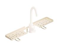 Étagère de Lavabo au-dessus du Robinet Support Rotatif à 180° pour Robinet | Organisateur d'Éponge pour Évier pour Douche Cuisine Meuble Comptoir Appartement Studio Location