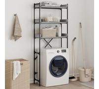 Étagère de lave-linge sonoma gris 67x25x163 cm bois ingénierie,Accessoires pour appareils électroménagers,Accessoires pour appareils de blanchisserie,Accessoires pour lave-linge & sèche-linge-838981