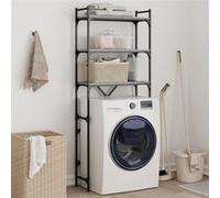 Étagère de lave linge sonoma gris 67x25x163 cm bois ingénierie Grey sonoma
