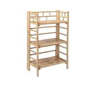 Etagère de livre en bambou Zep LxWxH 66x37x105cm