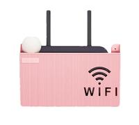 Étagère de montage mural de routeur | Étagère de routeur WiFi,Boîtes de routeur domestique sans perçage, support de rack de routeur WiFi ABS, décoration murale de rack de stocc