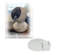 Étagère de montage pour ventilateur Woozoo - Adaptateur de poteau carré, support sécurisé pour ventilateurs à base ronde, installation sans outils