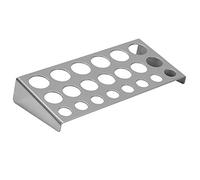 Étagère de pigment de tatouage, support de tasse de pigment de tatouage argenté robuste, pratique pour le tatouage