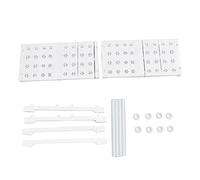 Étagère de placard extensible, rack de rangement réglable pour placard et armoire, organisateur télescopique en acier au carbone avec une capacité de charge de 55 kg, s’adapte à (Longueur 37-48 cm /