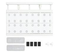Étagère de placard extensible, séparateur de vêtements pour armoire à tension, rack de rangement télescopique et gain de place avec une forte capacité de charge pour armoire, salle (Longueur 30-40