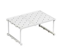 Étagère de placard réglable polyvalente 35-55 cm x 25 cm - Parfait pour économiser de l'espace pour les bols, la maison et le bureau, optimisez votre potentiel de stockage