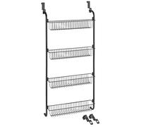 Étagère de porte Wenko avec 4 paniers Noir 69756800