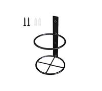 Étagère de présentation de vin avec vis, organiseur de rangement mural simple en fer noir pour bouteille de vin, support de verre