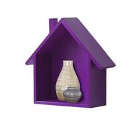 Étagère de présentation pour miniatures, étagères rustiques en bois, jolie petite étagère décorative pour chambre d'enfant, panneau de maison de ferme avec design unique