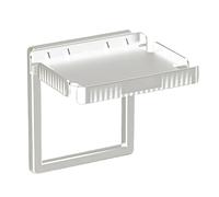 Étagère de prise de bain, étagère pour prise murale - Étagère murale - Étagère murale peu encombrante - Support mural décoratif pour rallonge de maison pour routeurs et appareils photo