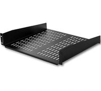 Étagère De Rack De Serveur 2U - Plateau Cantilever Universel À Montage En Rack Ventilé Pour Rack 19"" - Acier Gros Calibre - Capacité De Poids 23Kg - Profondeur De 40Cm, Noir (Cabsh[YIN4184134]
