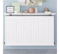 Étagère de radiateur avec rangement, design flottant pour protection contre la poussière et support de charge lourde, idéale pour les espaces de vie à la maison