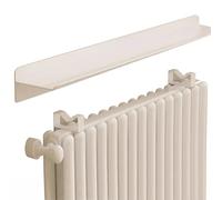 Étagère de radiateur moderne en métal blanc flottant pour radiateurs L40 L120 cm Largeur 15 cm Gain d'espace Rack de rangement avec support 40 cm x 15 cm
