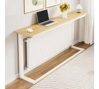 Étagère de radiateur multifonction pour la maison et le bureau - Design peu encombrant pour plantes, livres et décoration - Solution de rangement polyvalente, longue et robuste