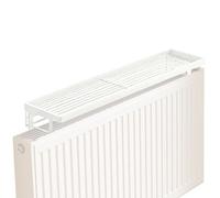 Étagère de radiateur sans perçage - Étagère de rangement en fer résistante à la chaleur, banc d'appoint compact pour radiateur | Cadre en métal solide et résistant, solution d'installation sans outil