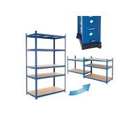 Etagère de Rangement - 200x100x50 cm - Capacité max. 875 kg - 5 Tablettes MDF