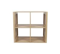 - Etagère de rangement 4 cases Saulk - Marron - Saulk