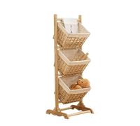 Étagère de rangement à plusieurs niveaux avec insert amovible pour le salon, la salle de bain ou la cuisine, étagère de cuisine pour collations, fruits (taille moyenne)