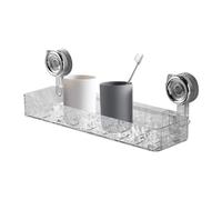 Étagère de Rangement à Ventouse | Étagère de Douche, Stable, Peu encombrante, sans perçage, pour l'organisation du Savon, des Serviettes, des après-shampoings à la Maison