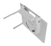 Étagère de Rangement Blanche en Plastique sans Perçage pour brosse | Installation sans Outil, Surface Lisse et Lignes Nettes, pour Organisateurs Maison et Usage Près du Lit