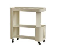 Étagère de rangement carrée pour salon, table basse mobile, table d'appoint avec roulettes, table de chevet pour chambre à coucher, meuble tendance
