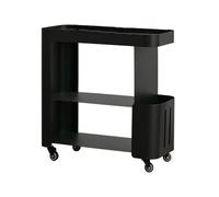 Étagère de rangement carrée pour salon, table basse mobile, table d'appoint avec roulettes, table de chevet pour chambre à coucher, meuble tendance