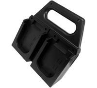 Étagère de rangement compacte pour batterie 18 V - Organisateurs pratiques pouvant contenir 4 ou 6 cellules - Rangement sécurisé pour outils et piles