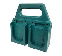 Étagère de rangement compacte pour batterie 18 V - Organisateurs pratiques pouvant contenir 4 ou 6 cellules - Rangement sécurisé pour outils et piles