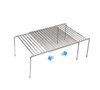 Étagère de rangement de cuisine en acier inoxydable à longueur réglable