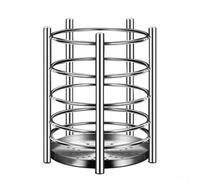 Étagère de rangement de cuisine en acier inoxydable pour organiser baguettes et ustensiles avec drainage