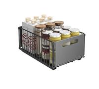 Étagère de rangement de cuisine, organiseur d'armoire coulissant, tiroir coulissant, plateau de rangement pour bouteilles d'assaisonnement, étagère de rangement pour épices, organisateur de cuisine(La
