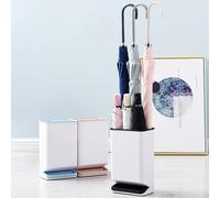 Étagère De Rangement De Parapluie, Armoire À Chaussures, Seau Support De Parapluie Créatif, Supports Ménagers Autocollants Simples, Baril De Palier Mural, Équipement De Pluie