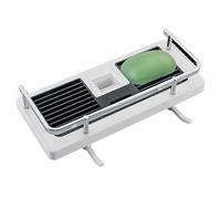 Étagère de rangement de salle de bain - Barre coulissante de douche, étagère de poteau de salle de bain | Support de douche, étagère de barre coulissante de douche sans perçage - Fournitures de rangem