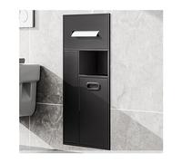 Étagère de rangement en acier inoxydable pour salle de bain et cuisine - Polyvalente - Pour salle de bain et cuisine - Pour shampooing, articles de toilette, poubelles