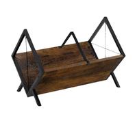 Étagère de rangement en bois durable pour organiser des disques, des livres, construction robuste, support multifonction