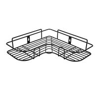 Étagère de Rangement en Fer pour Salle de Bain, Conception d'économie d'espace, Construction Stable et Premium, Lisse pour Une Utilisation, Installation Facile avec Autocollant, Idéal pour Le