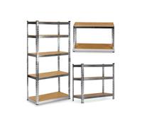 Étagère de rangement en métal 183 x 90 x 40 cm Humberg HR-853 argent