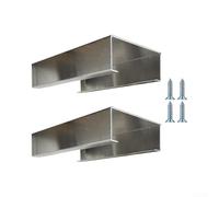 Étagère de rangement en métal pour bocaux de cuisine Argenté 20 cm