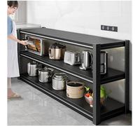 Étagère de rangement en métal robuste à 3 niveaux pour micro-ondes, bureau, garage, étagères autoportantes en acier pour restaurant ou entrepôt (taille : 90 x 40 x 80 cm)