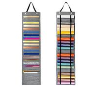 Étagère de rangement en vinyle avec 21 compartiments et 22 supports de rouleaux, stable et peu encombrant, porte-rouleau pour traceur de film jusqu'à 33 cm, organisateur pour film vinyle